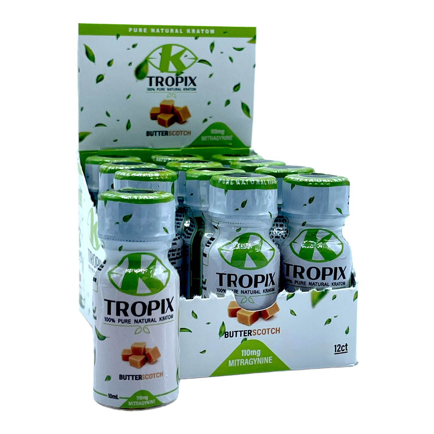 K-Tropix Butterscotch Kratom Shot 1250mg 10mL (BUY 1 GET 1) | Image 3 | K-Tropix Butterscotch Kratom Shot 1250mg 10mL (BUY 1 GET 1)