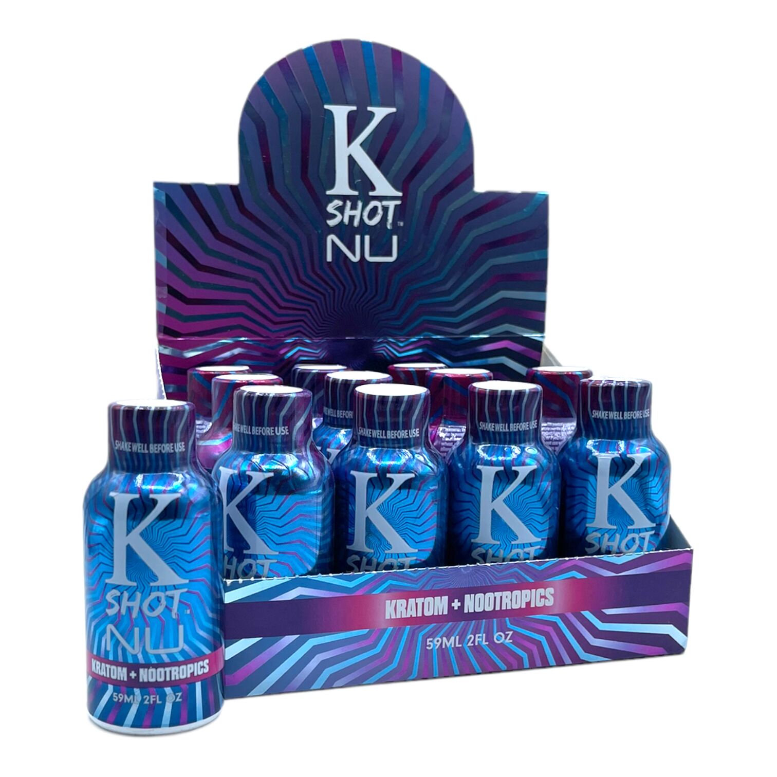 K-Shot NU Nootropic Kratom Extract Shot 1250mg 59mL | Image 3 | K-Shot NU Nootropic Kratom Extract Shot 1250mg 59mL