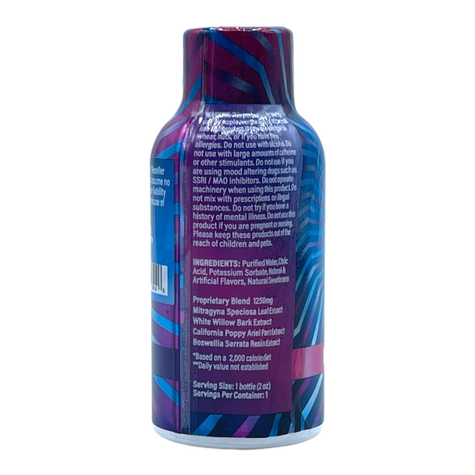 K-Shot NU Nootropic Kratom Extract Shot 1250mg 59mL | Image 2 | K-Shot NU Nootropic Kratom Extract Shot 1250mg 59mL