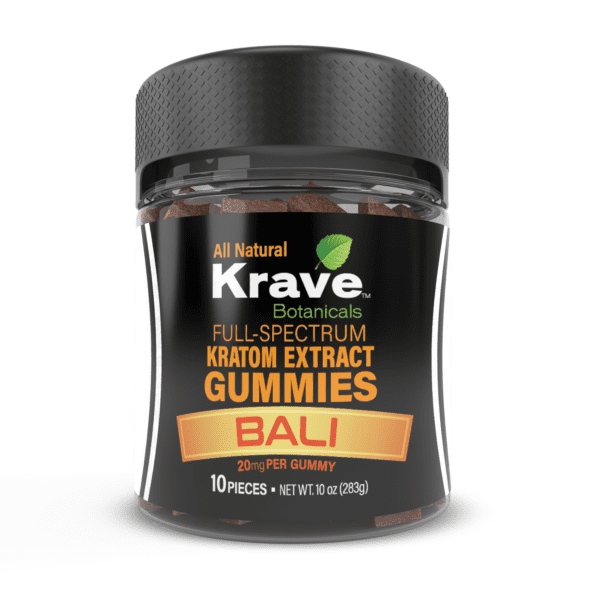 Krave Bali Full Spectrum Kratom Extract Gummy | Image 1 | Krave Bali Full Spectrum Kratom Extract Gummy