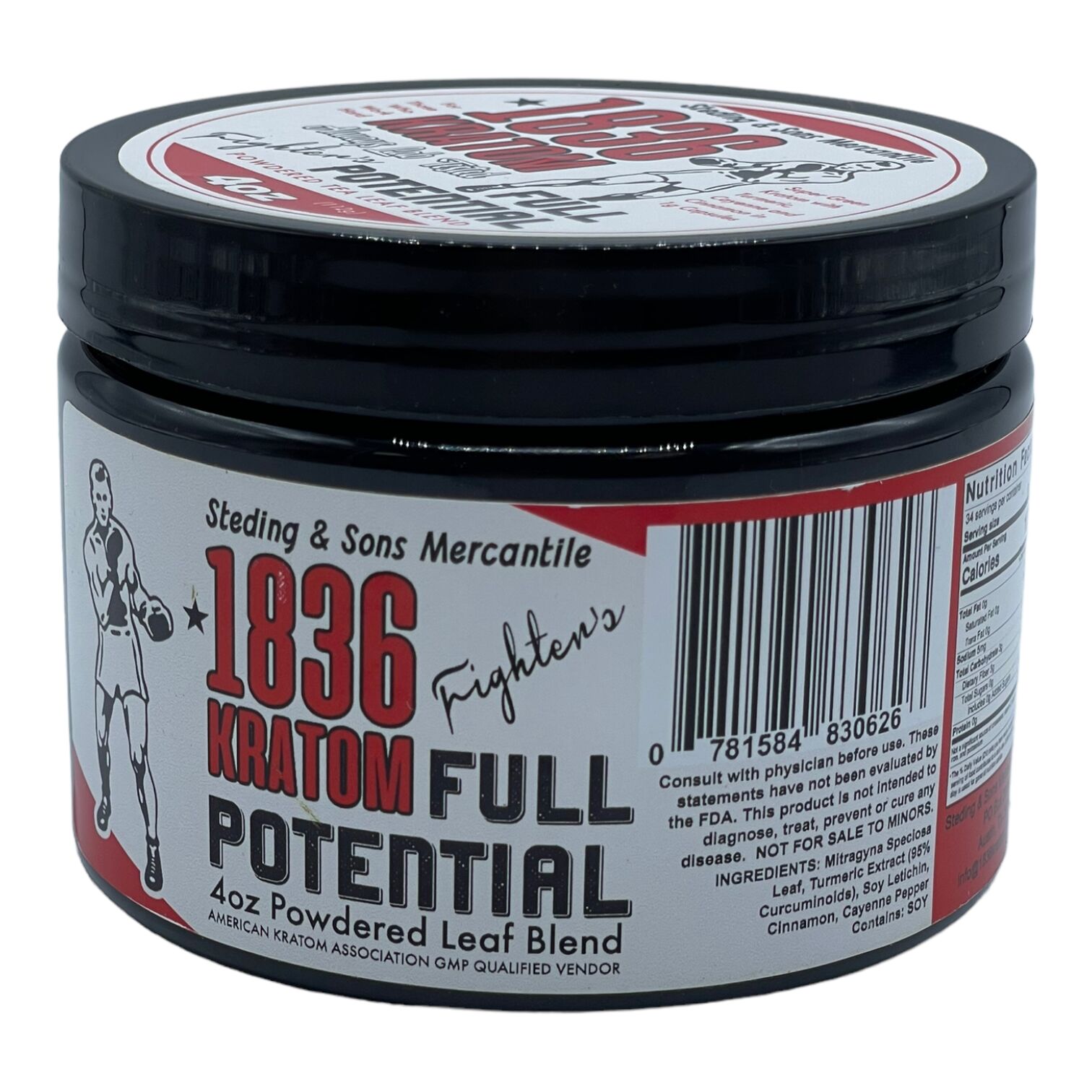 1836 Kratom Green Fighters Full Potential Kratom Powder | Image 2 | 1836 Kratom Green Fighters Full Potential Kratom Powder