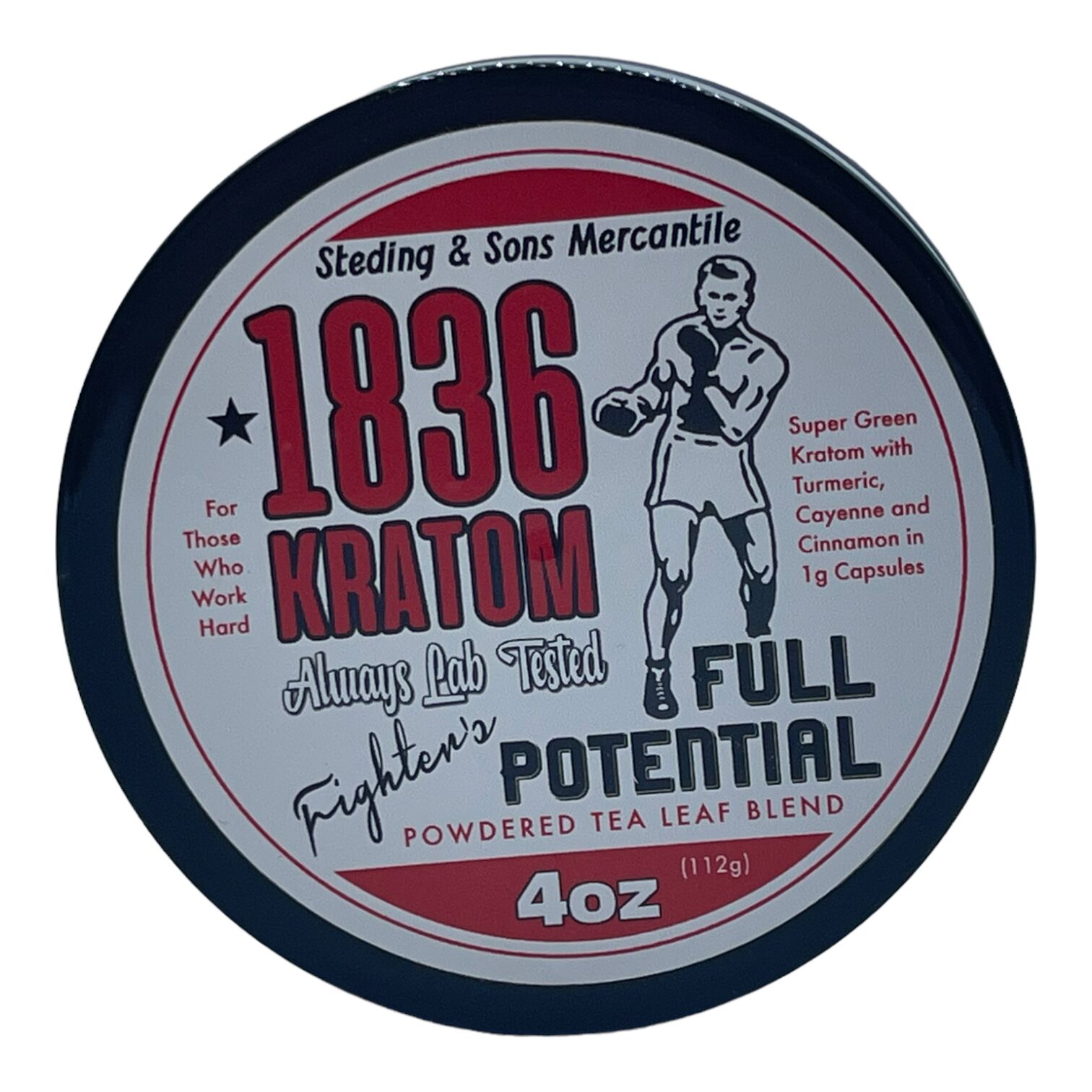 1836 Kratom Green Fighters Full Potential Kratom Powder | Image 1 | 1836 Kratom Green Fighters Full Potential Kratom Powder