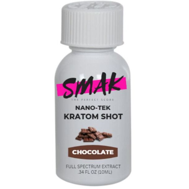 SMAK Nano Kratom Shot in Chocolate Flavor 110mg 10mL | Image 1 | SMAK Nano Kratom Shot in Chocolate Flavor 110mg 10mL
