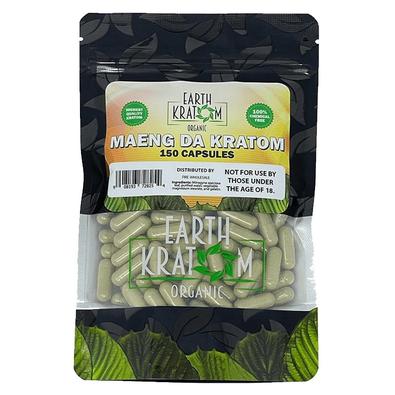 Earth Kratom Maeng Da Kratom Capsule | Image 1 | Earth Kratom Maeng Da Kratom Capsule