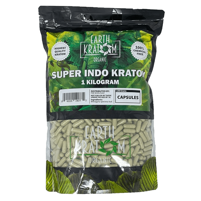 Earth Kratom Super Indo Kratom Capsule | Image 4 | Earth Kratom Super Indo Kratom Capsule