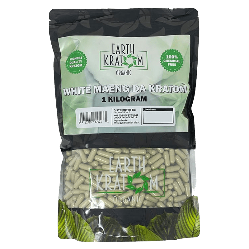Earth Kratom White Maeng Da Kratom Capsule | Image 4 | Earth Kratom White Maeng Da Kratom Capsule