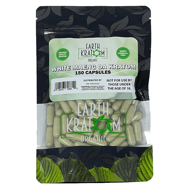 Earth Kratom White Maeng Da Kratom Capsule | Image 2 | Earth Kratom White Maeng Da Kratom Capsule