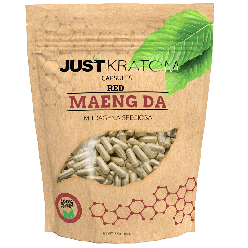 Just Kratom Red Maeng Da Kratom Capsules | Image 5 | Just Kratom Red Maeng Da Kratom Capsules