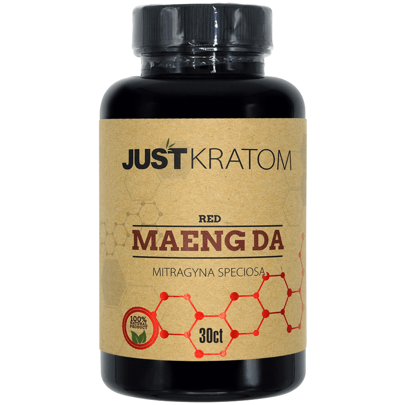 Just Kratom Red Maeng Da Kratom Capsules | Image 1 | Just Kratom Red Maeng Da Kratom Capsules