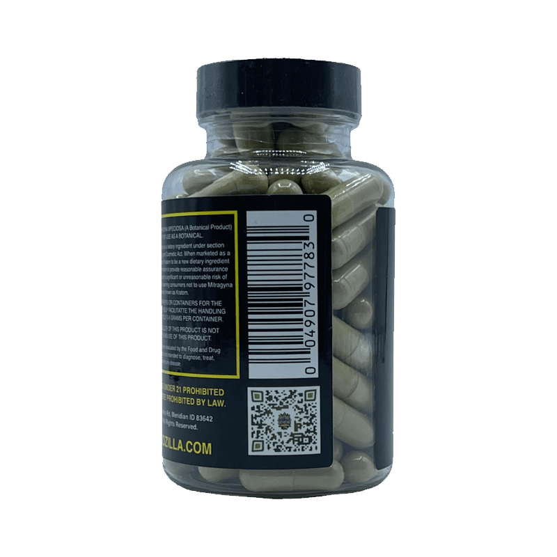 Nodzilla Kratom Gold Reserve Kratom Capsule 100ct | Image 3 | Nodzilla Kratom Gold Reserve Kratom Capsule 100ct
