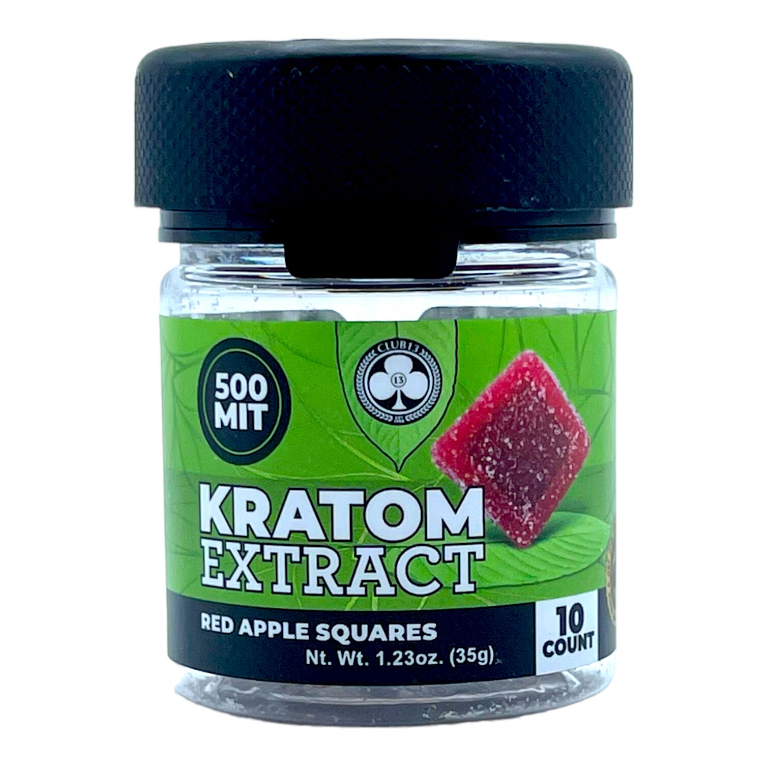 Club 13 Red Apple Extract Kratom Gummies | Image 2 | Club 13 Red Apple Extract Kratom Gummies