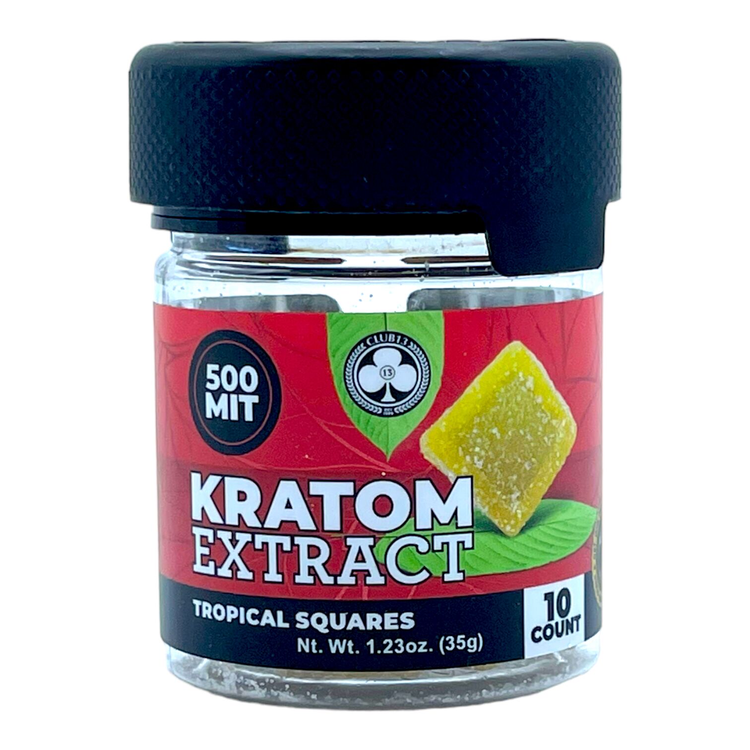 Club 13 Tropical Extract Kratom Gummies | Image 2 | Club 13 Tropical Extract Kratom Gummies