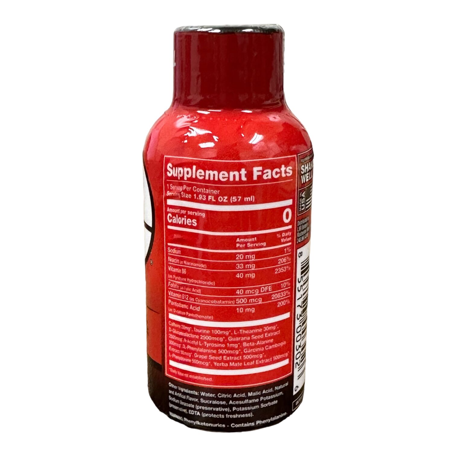 Eternal Energy Extra Strength Tropical Punch Shot 57mL | Image 2 | Eternal Energy Extra Strength Tropical Punch Shot 57mL