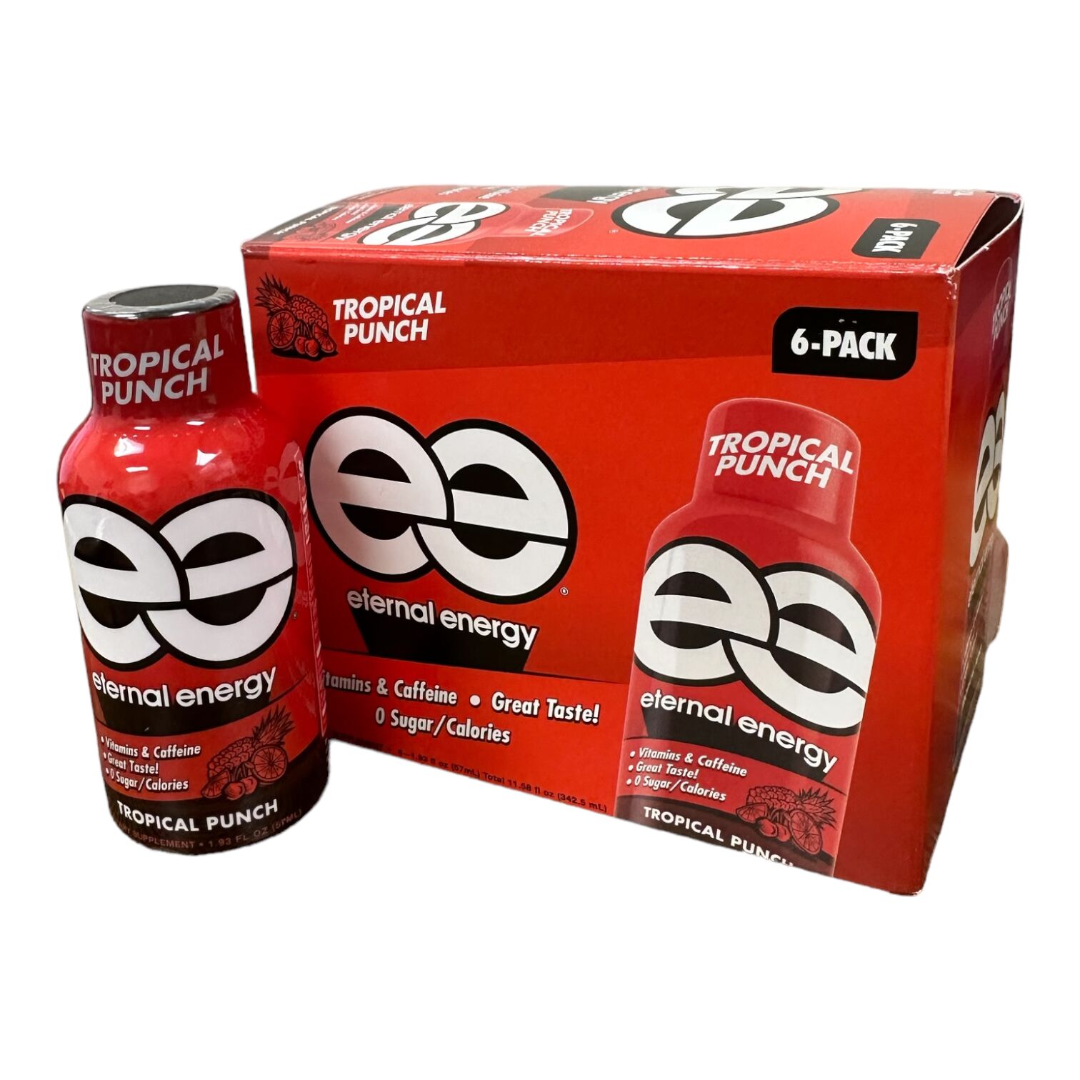 Eternal Energy Extra Strength Tropical Punch Shot 57mL | Image 4 | Eternal Energy Extra Strength Tropical Punch Shot 57mL