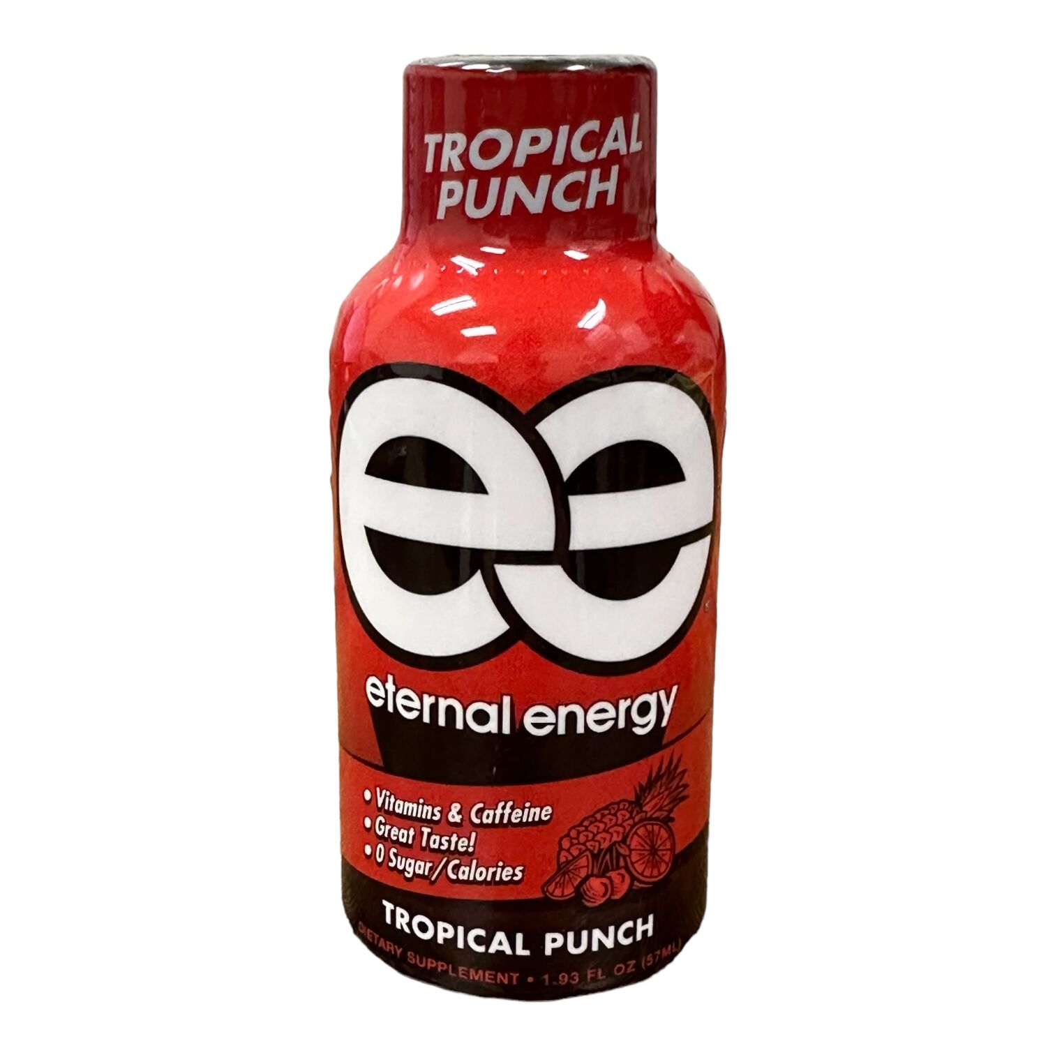 Eternal Energy Extra Strength Tropical Punch Shot 57mL | Image 1 | Eternal Energy Extra Strength Tropical Punch Shot 57mL