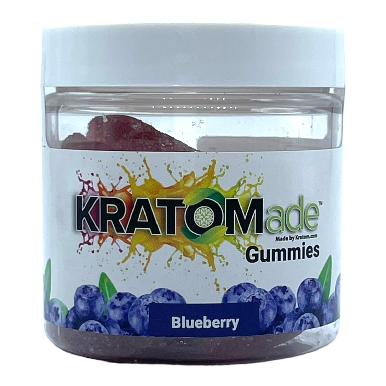 Kratomade Blueberry Gummies - 8ct | Image 1 | Kratomade Blueberry Gummies – 8ct