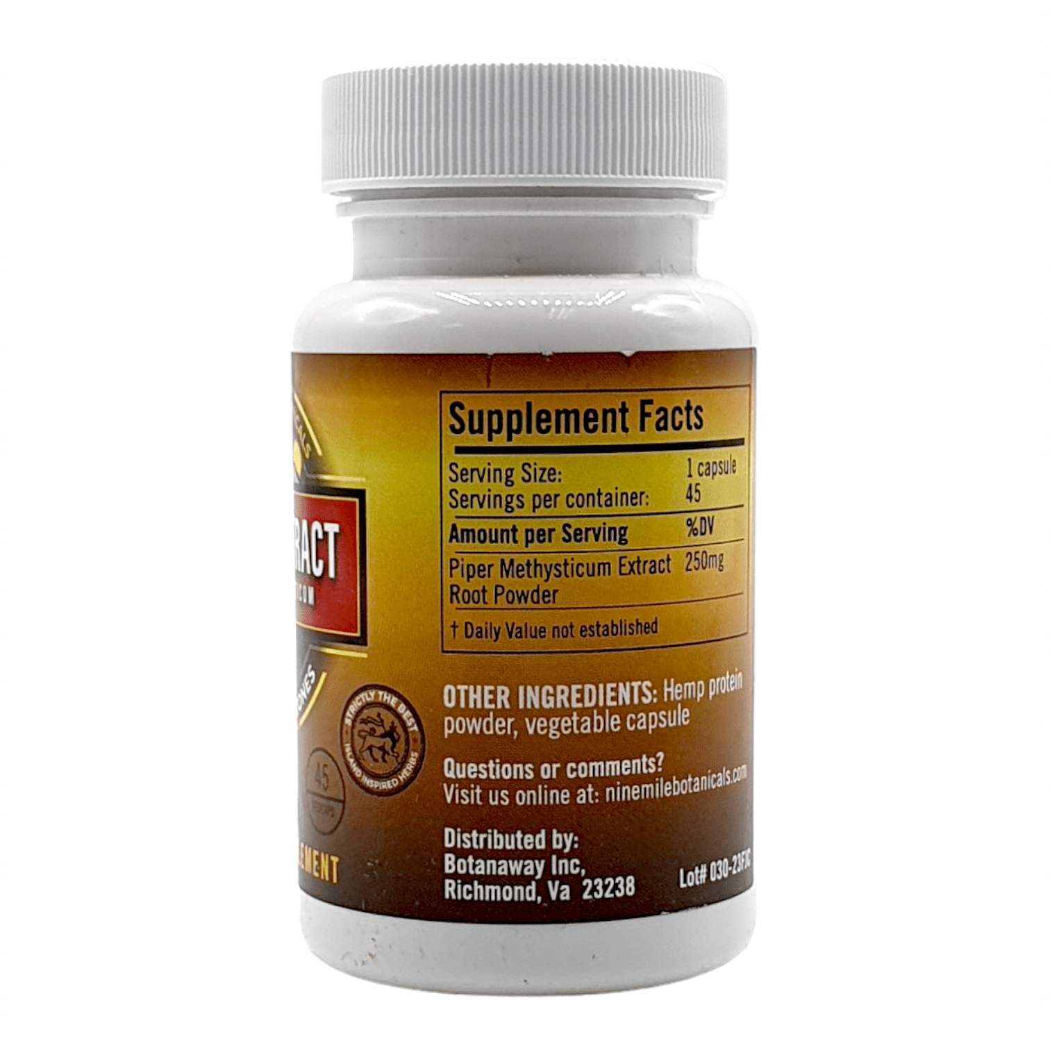 Nine Mile Botanicals Kava Extract Capsules | Image 4 | Nine Mile Botanicals Kava Extract Capsules