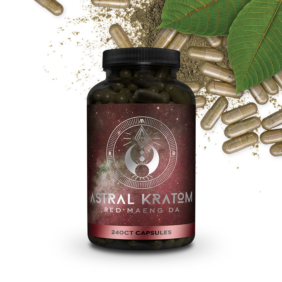Astral Red Maeng Da Kratom Capsules | Image 1 | Astral Red Maeng Da Kratom Capsules
