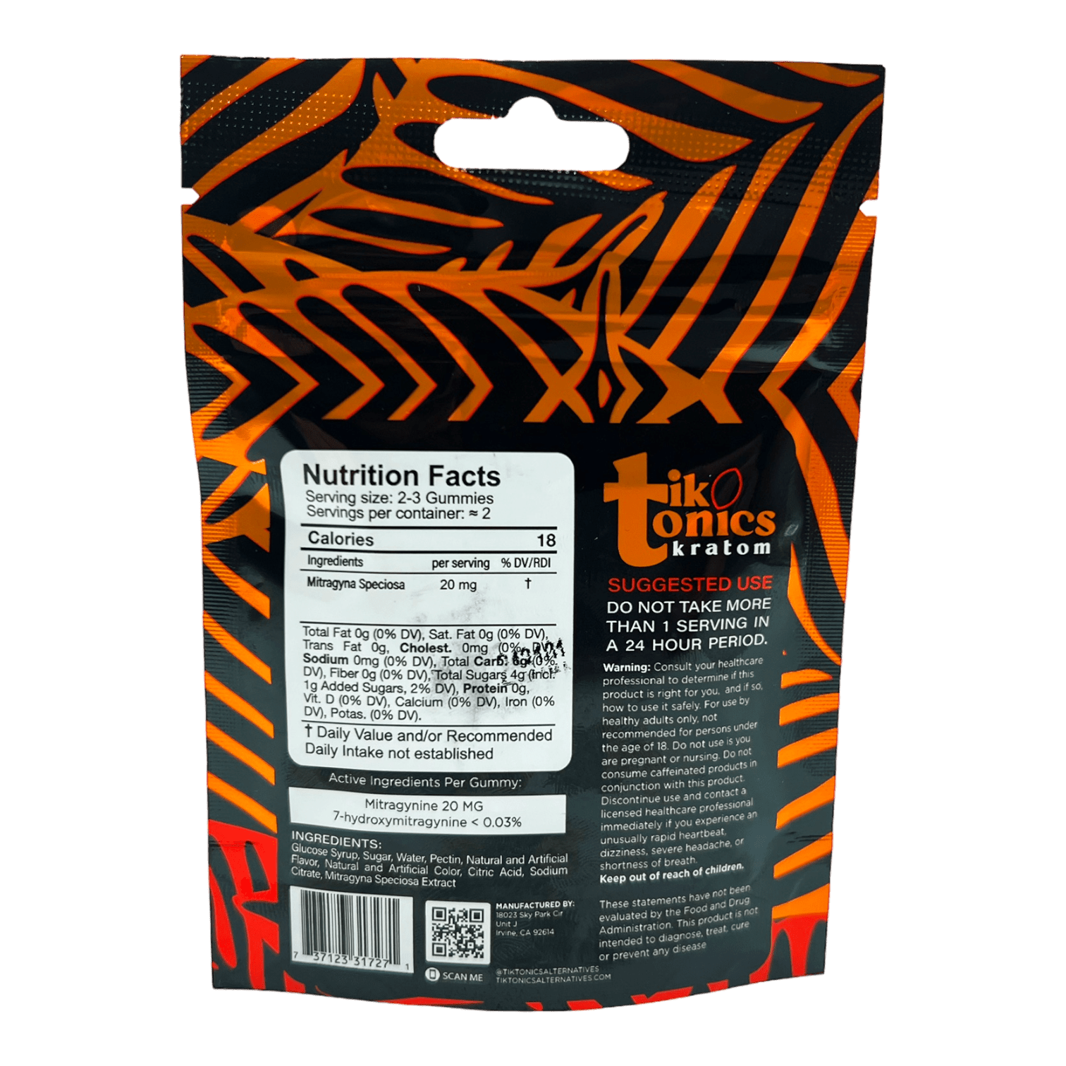 Tik Tonics Kratom Soft Chews 6ct | Image 4 | Tik Tonics Kratom Soft Chews 6ct