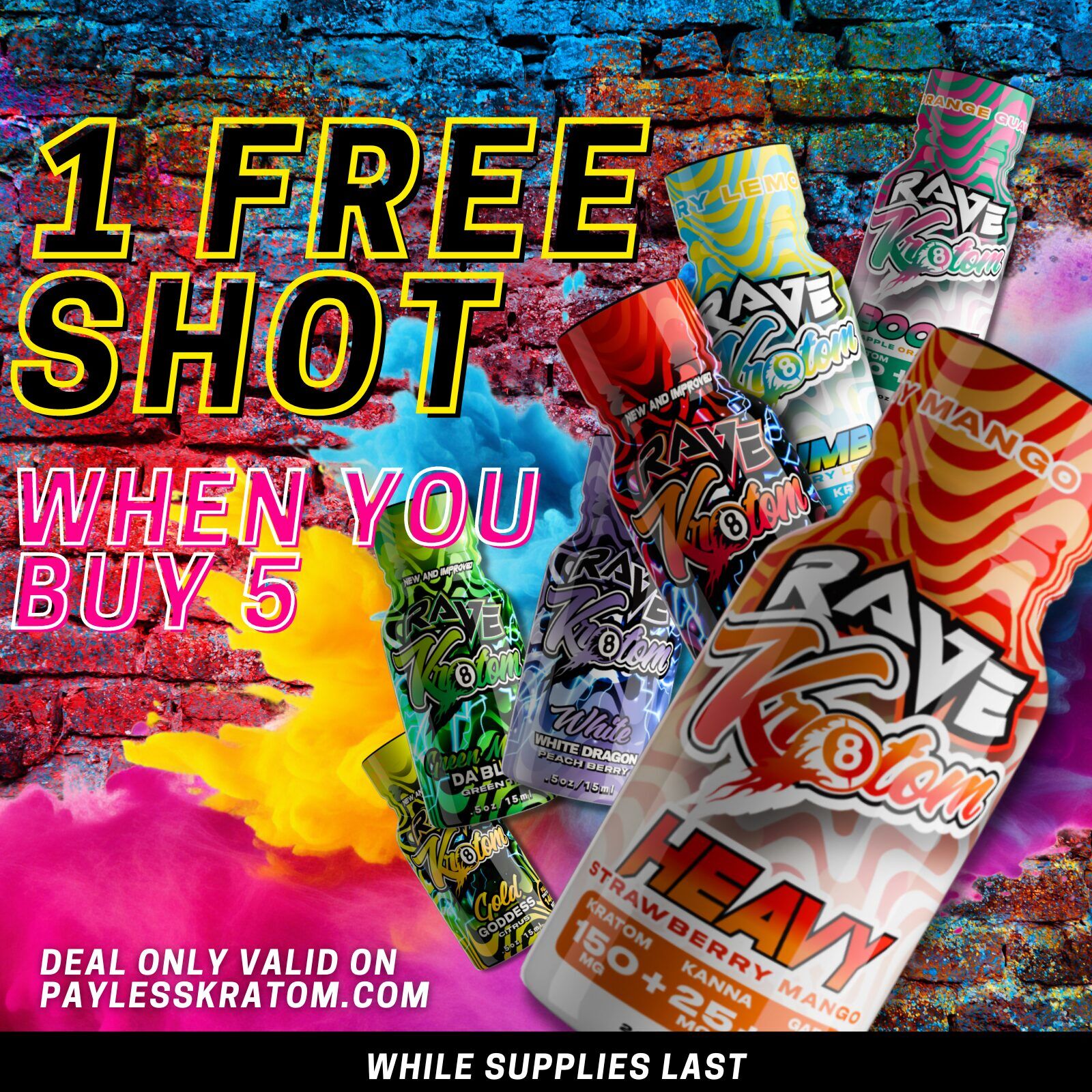 Rave Kratom Kanna and Gaba Heavy Shot DEAL | Image 1 | Rave Kratom Kanna and Gaba Heavy Shot DEAL