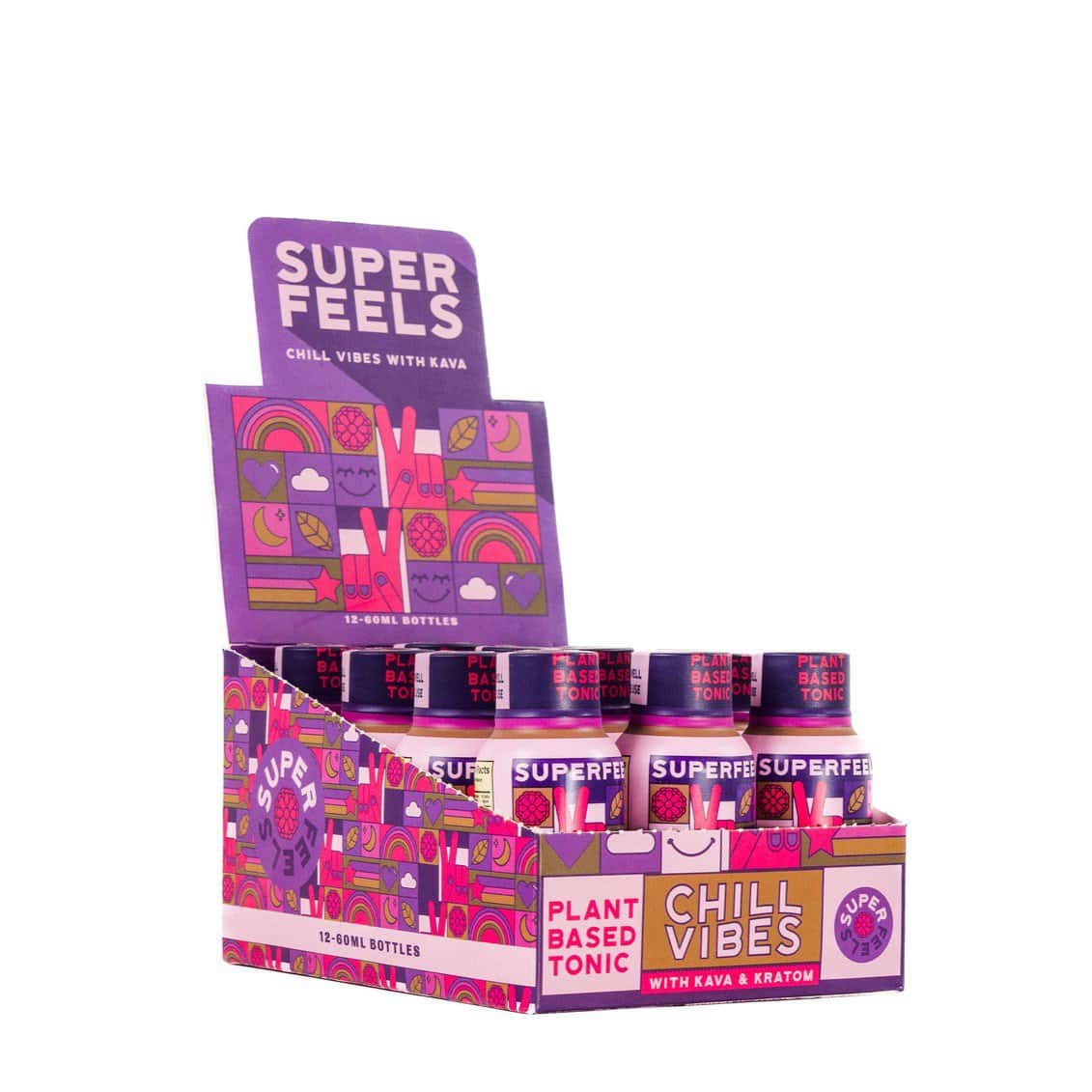 Super Feels Relax Kava Kratom Shot 35mg Kratom 25mg Kava 60mL | Image 7 | Super Feels Relax Kava Kratom Shot 35mg Kratom 25mg Kava 60mL