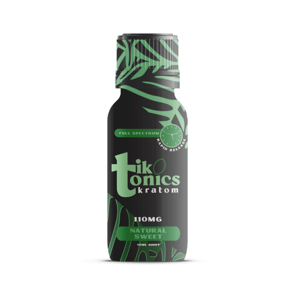 Tik Tonics Kratom Shot Natural Sweet 110mg 10mL | Image 1 | Tik Tonics Kratom Shot Natural Sweet 110mg 10mL
