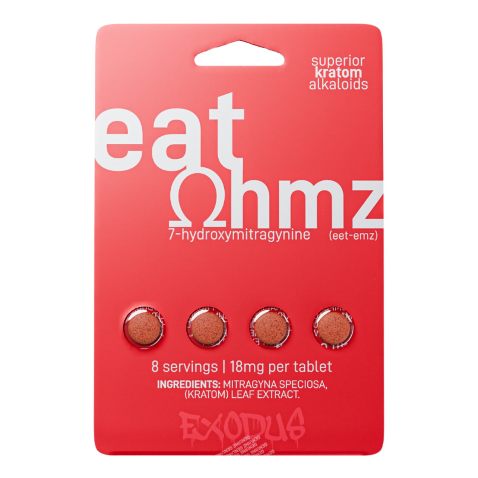 Eat Ohmz Kratom Tablets 18mg | Image 1 | Eat Ohmz Kratom Tablets 18mg