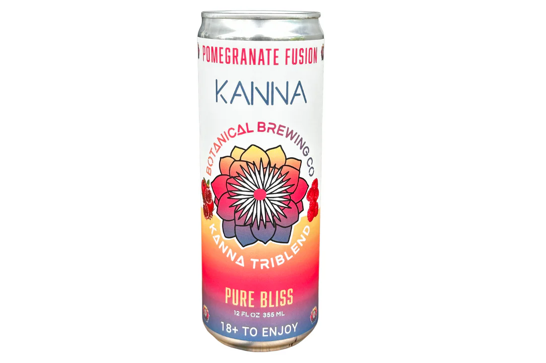 Botanical Brewing Kanna Pomegranate Fusion - 355ml | Image 1 | Botanical Brewing Kanna Pomegranate Fusion – 355ml