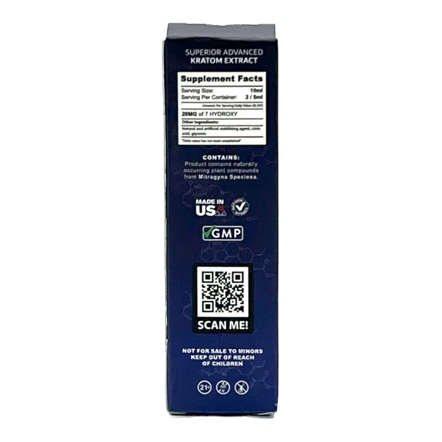 Sub 7 Ohmz 7-OH Kratom Shot 20mg 7-OH 10mL | Image 5 | Sub 7 Ohmz 7-OH Kratom Shot 20mg 7-OH 10mL