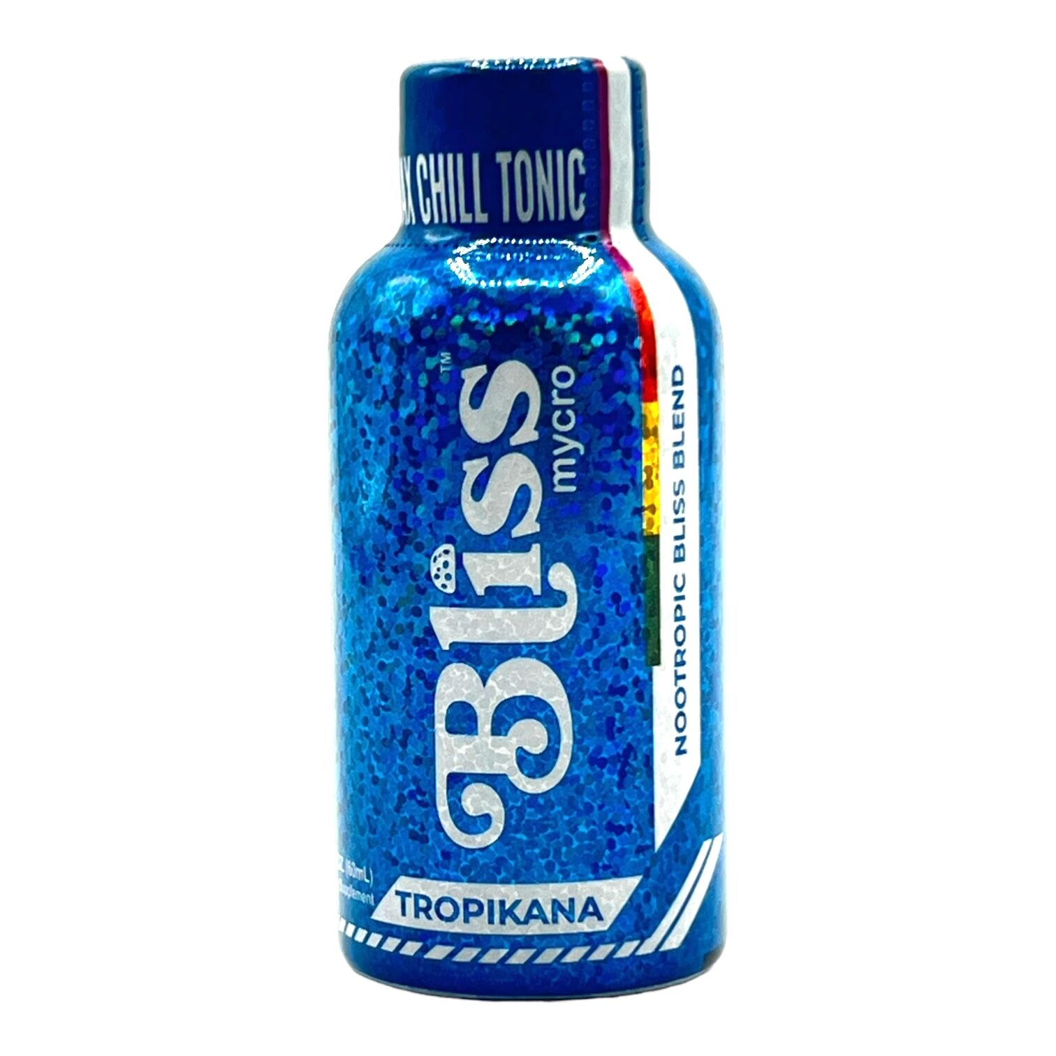 Bliss Mycro MaxChill Nootropic Tropikana Tonic 60mL | Image 1 | Bliss Mycro MaxChill Nootropic Tropikana Tonic 60mL