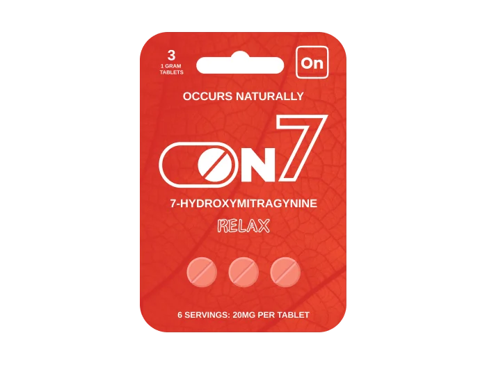 On7 Relax 7-OH Kratom Tablets | Image 3 | On7 Relax 7-OH Kratom Tablets