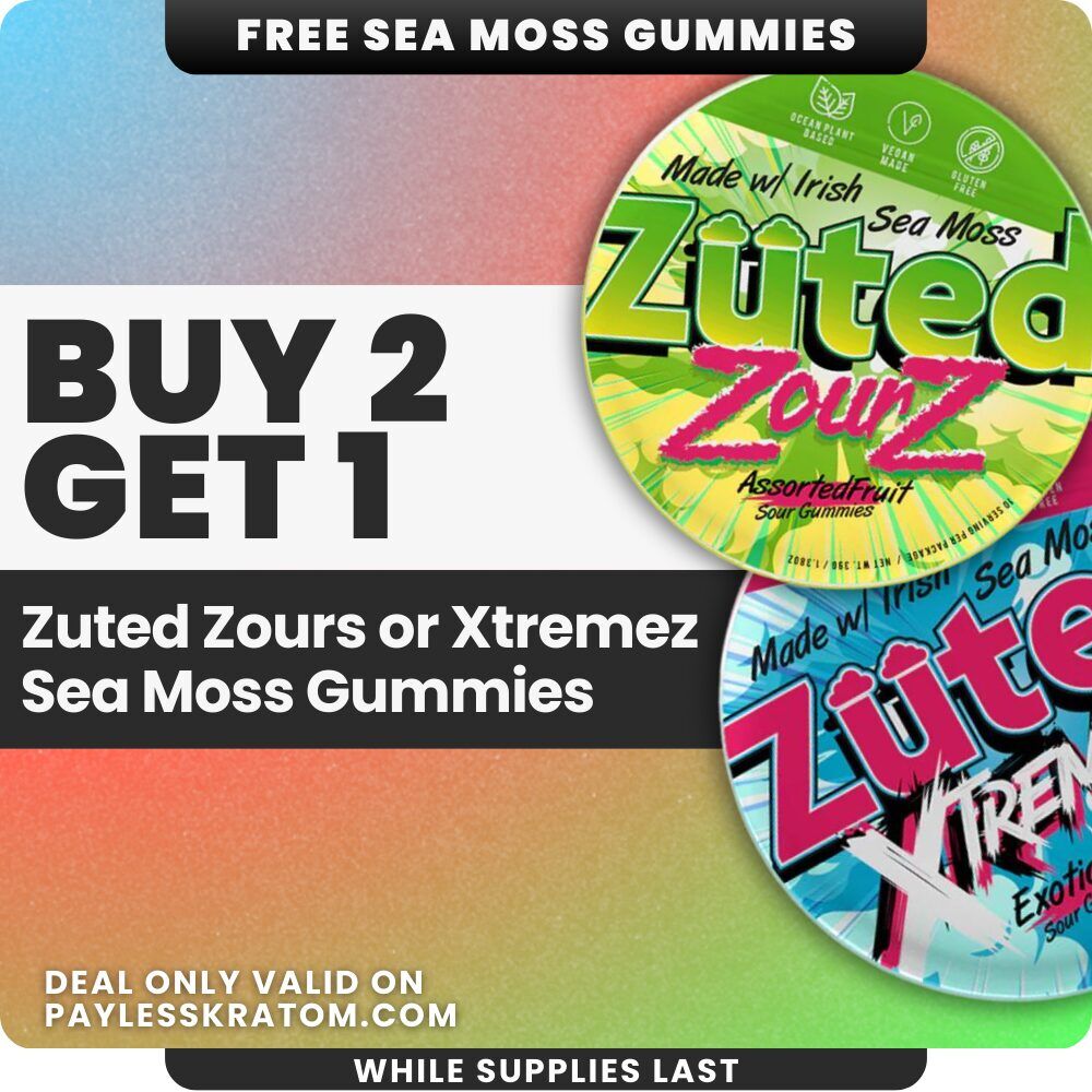 Zuted Zourz Sea Moss Gummies DEAL BUY 2 GET 1 | Image 1 | Zuted Zourz Sea Moss Gummies DEAL BUY 2 GET 1