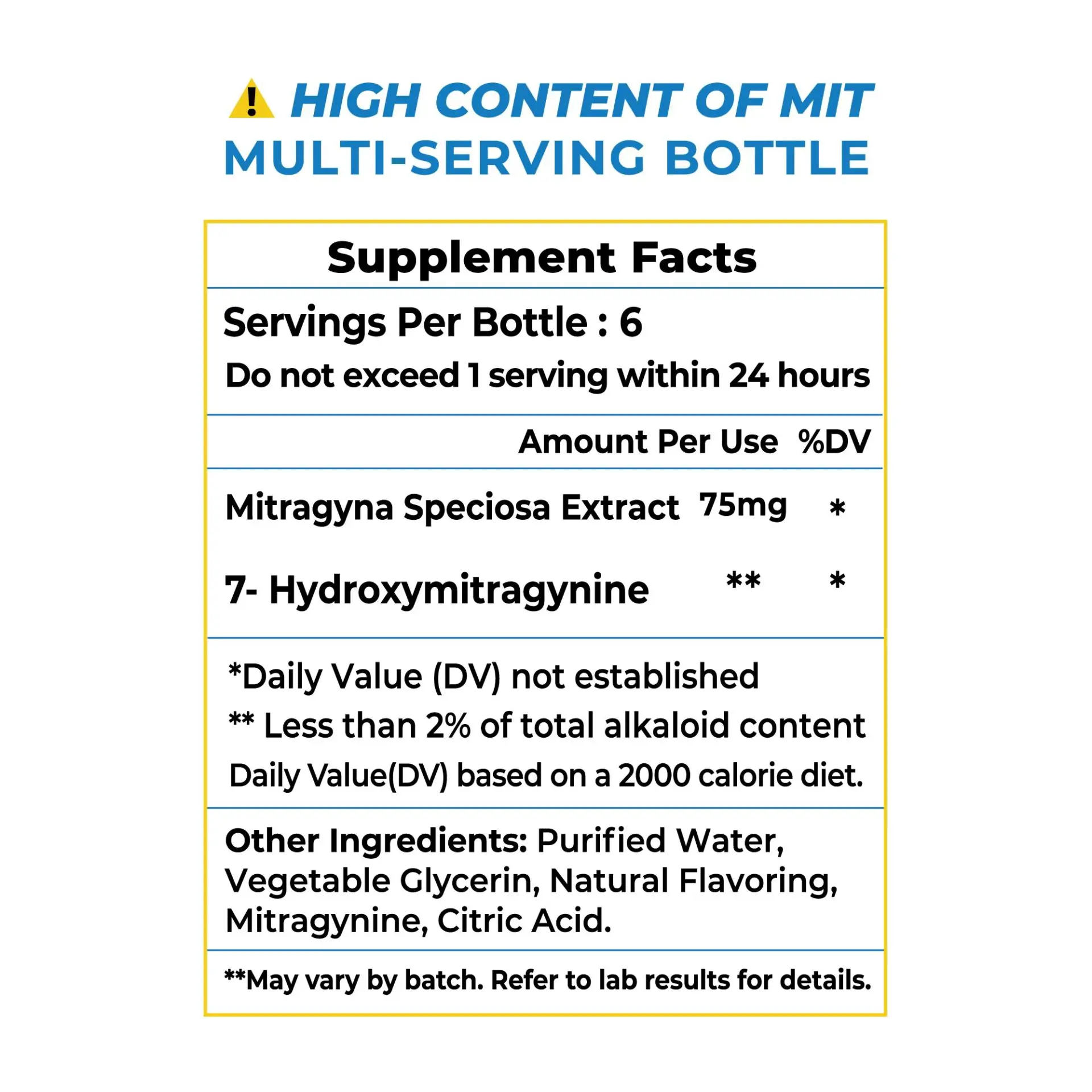 Prof Whytes K Plex Liquid Kratom Extract Shots Blueberry Lemonade 450mg 60mL | Image 5 | Prof Whytes K Plex Liquid Kratom Extract Shots Blueberry Lemonade 450mg 60mL