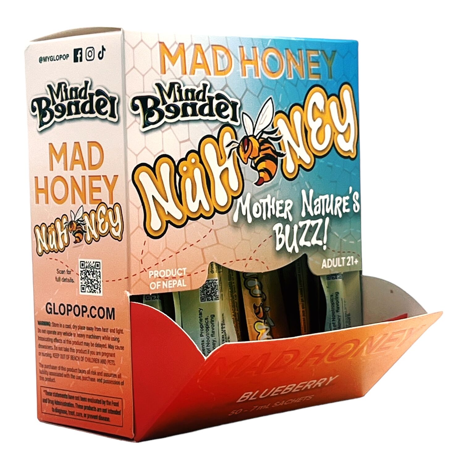 NuHoney Blueberry Sachet 7mL | Image 2 | NuHoney Blueberry Sachet 7mL