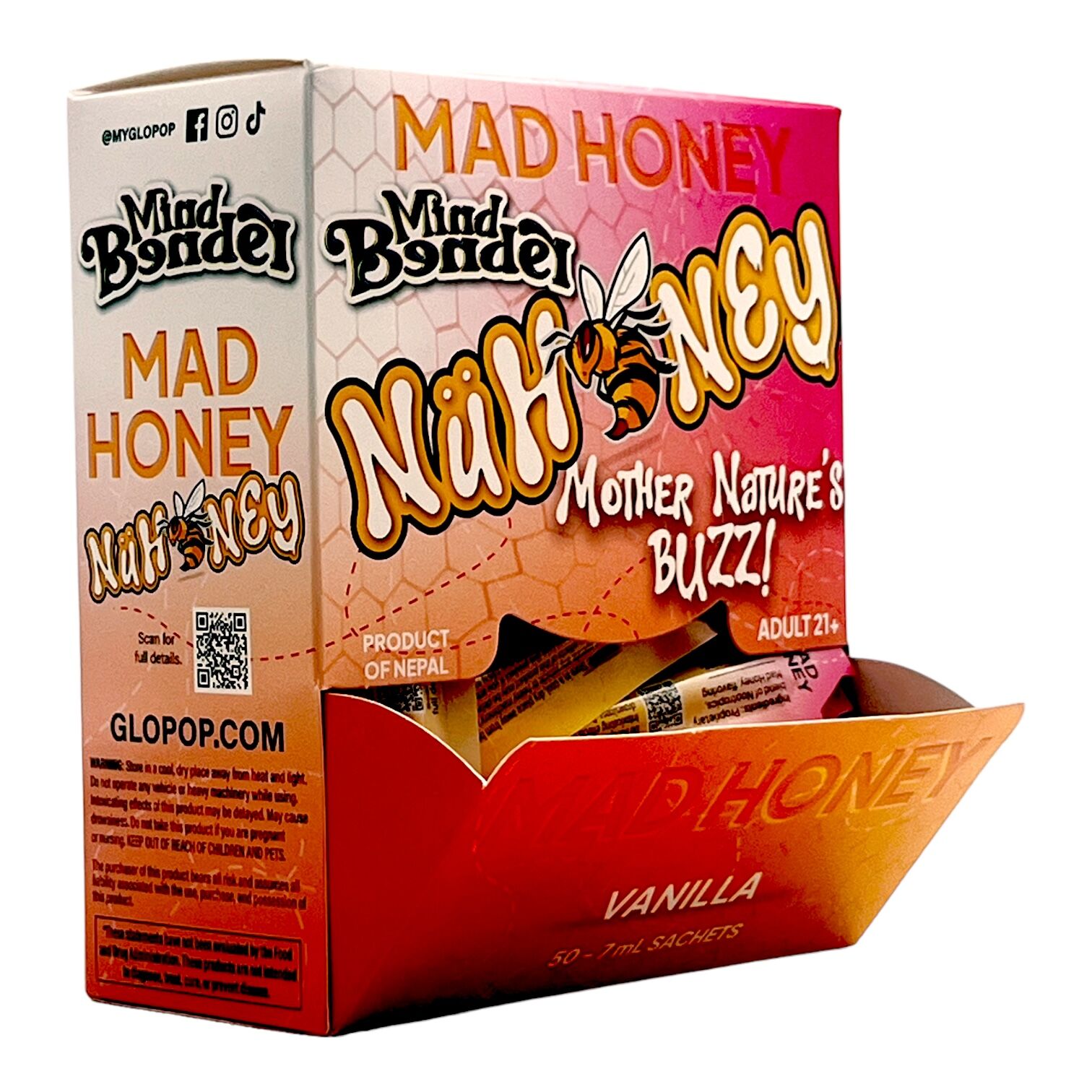 NuHoney Vanilla Sachet 7mL | Image 4 | NuHoney Vanilla Sachet 7mL