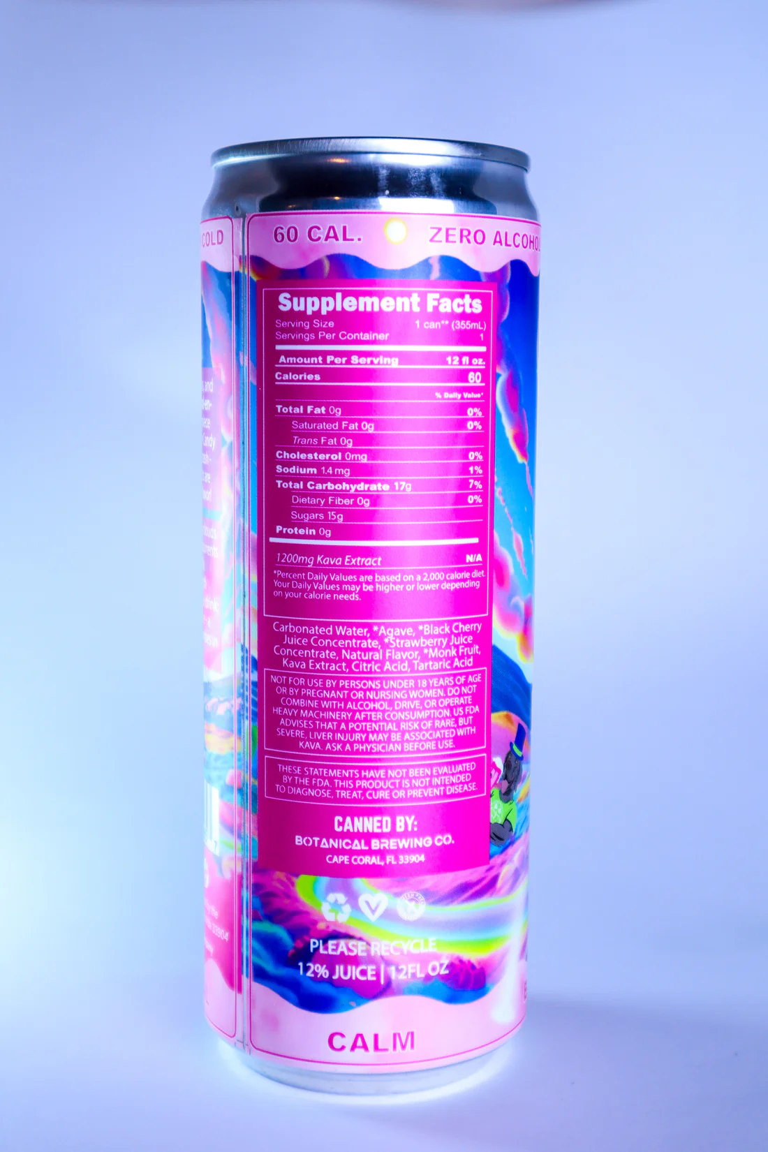 Botanical Brewing Kava x2 Strength Candy Man - 355ml | Image 2 | Botanical Brewing Kava x2 Strength Candy Man – 355ml