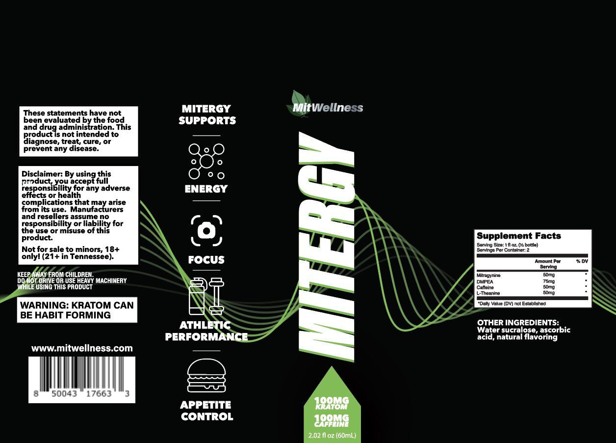 Mit Wellness Mitergy Shot 100mg 60mL | Image 2 | Mit Wellness Mitergy Shot 100mg 60mL