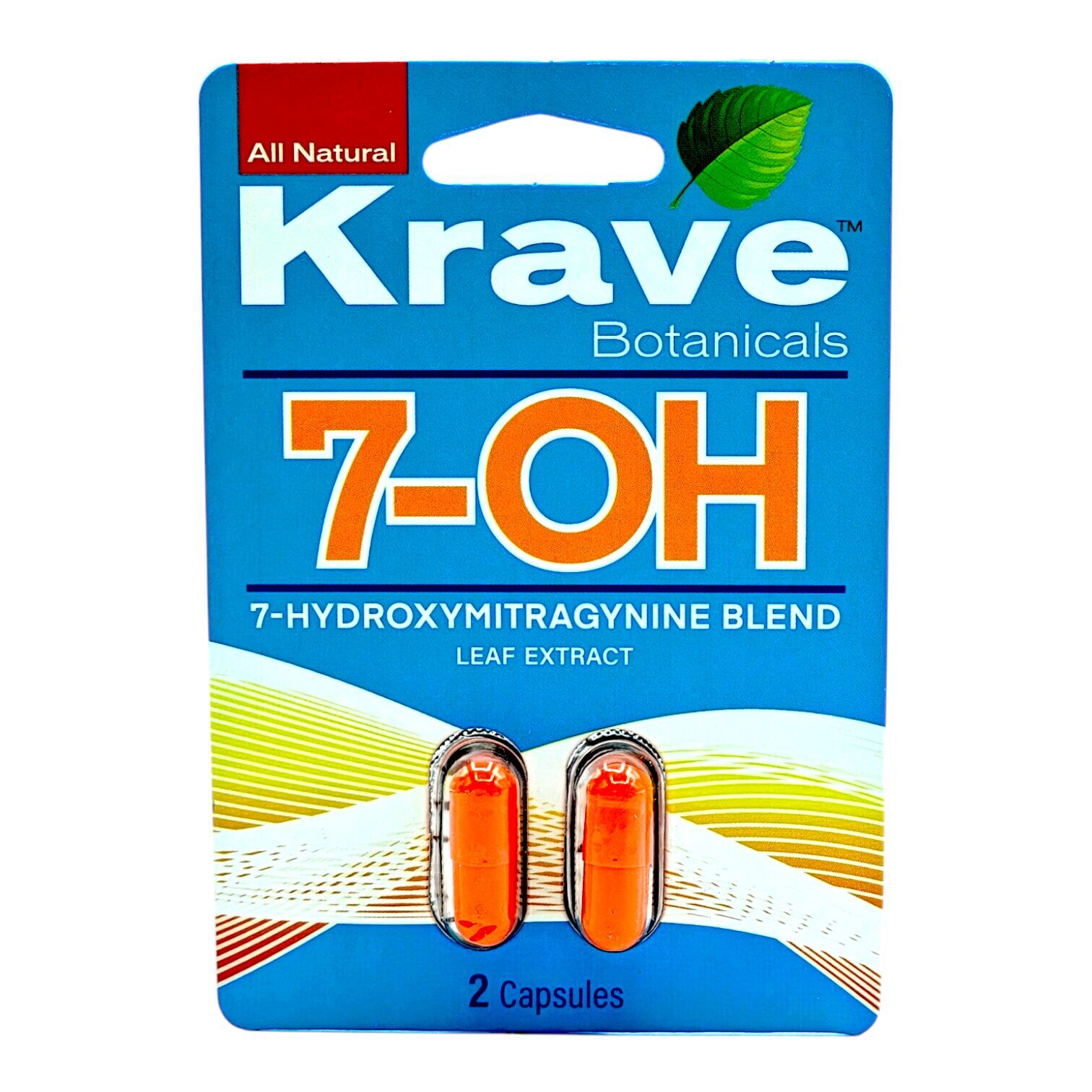 Krave Botanicals 7-OH Extract Capsules 2ct | Image 1 | Krave Botanicals 7-OH Extract Capsules 2ct