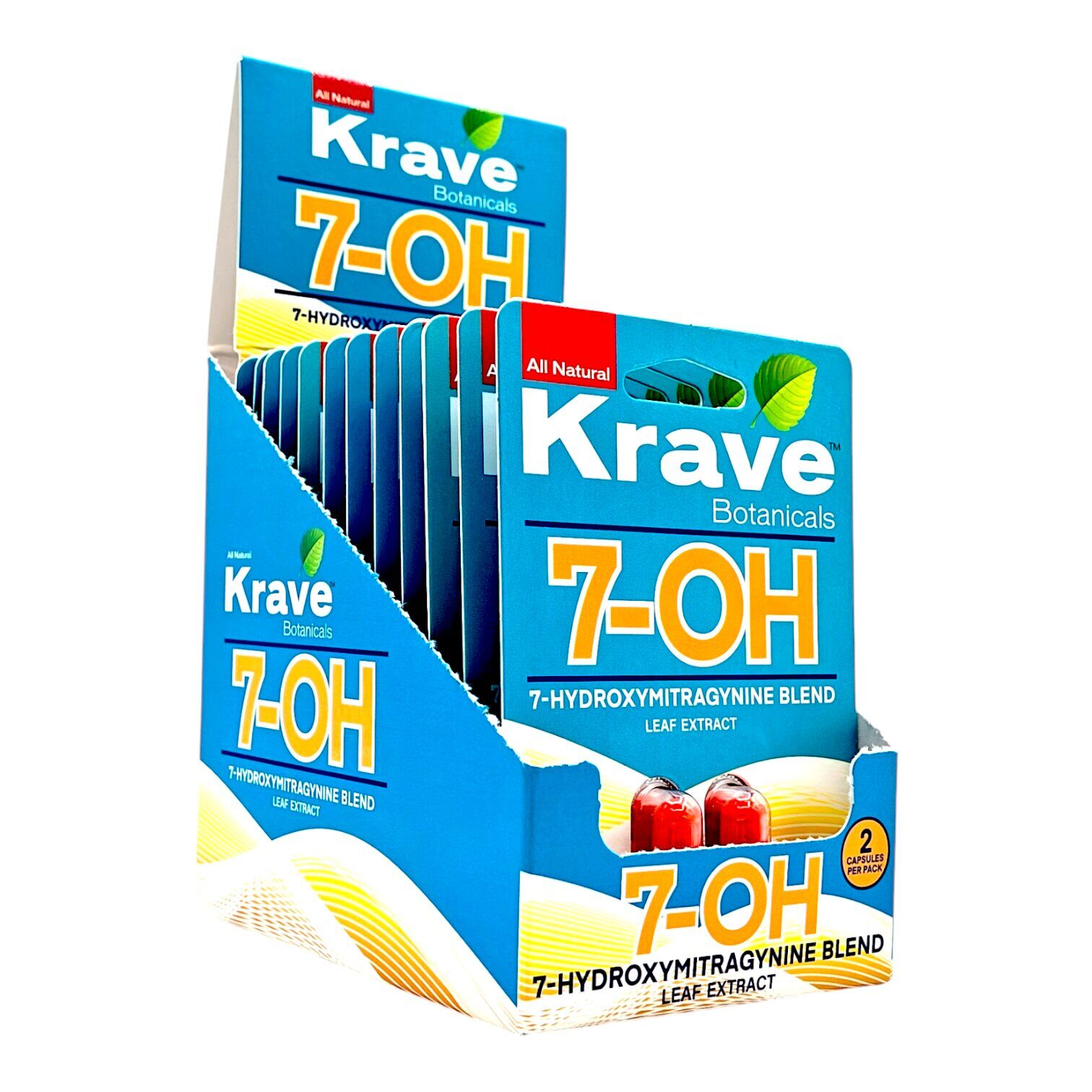 Krave Botanicals 7-OH Extract Capsules 2ct | Image 2 | Krave Botanicals 7-OH Extract Capsules 2ct