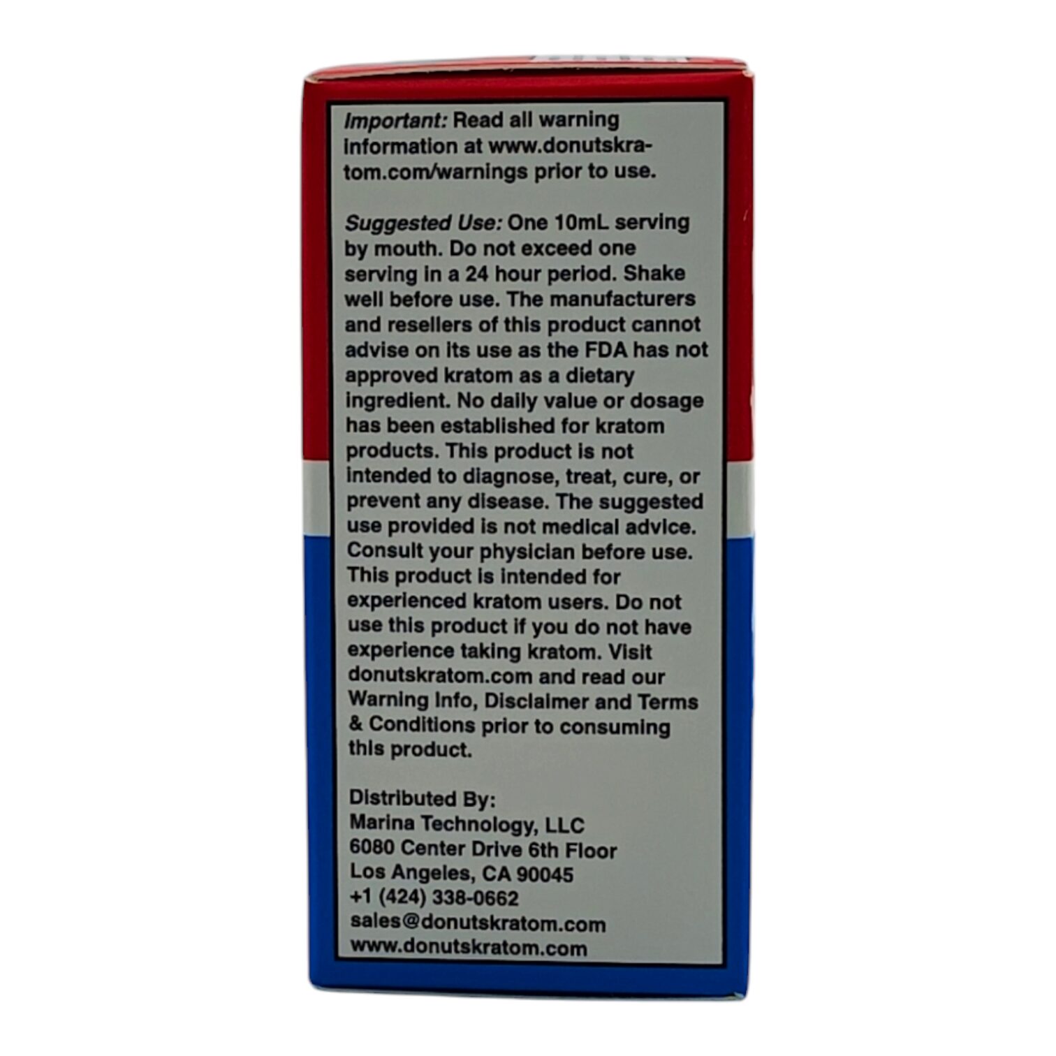 Donuts Gold Rocket Pop Kratom Shot 250mg 30mL | Image 3 | Donuts Gold Rocket Pop Kratom Shot 250mg 30mL