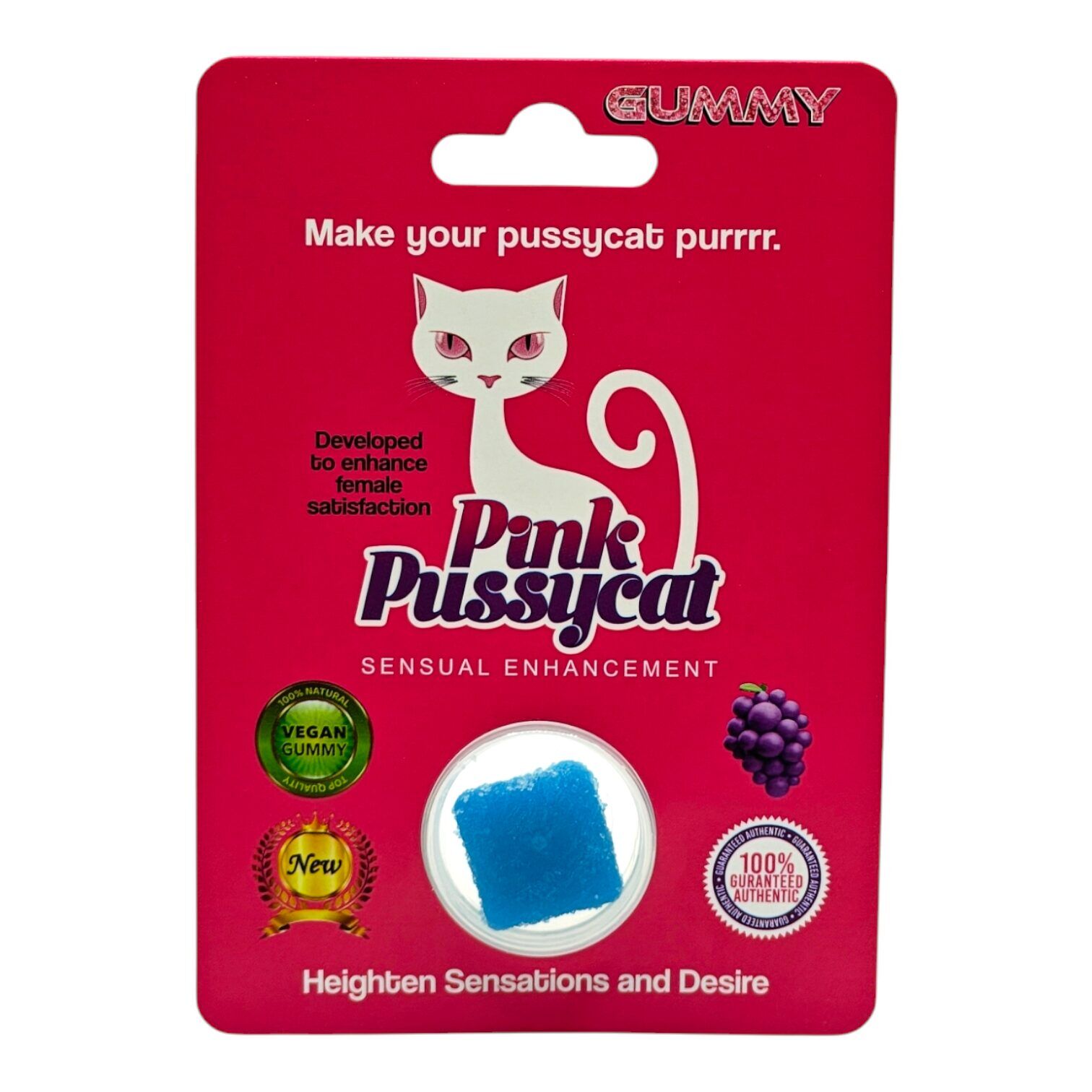Pink Pussycat Gummy Sensual Enhancement | Image 1 | Pink Pussycat Gummy Sensual Enhancement