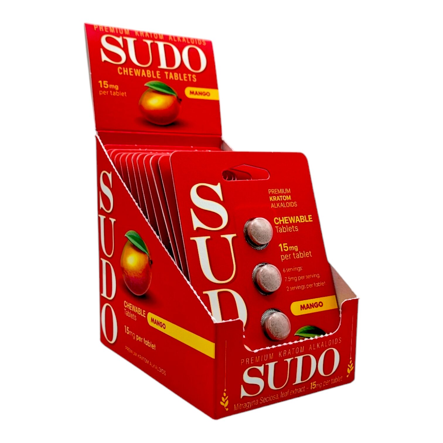 Sudo Premium Chewable Kratom Tablets 15mg | Image 12 | Sudo Premium Chewable Kratom Tablets 15mg