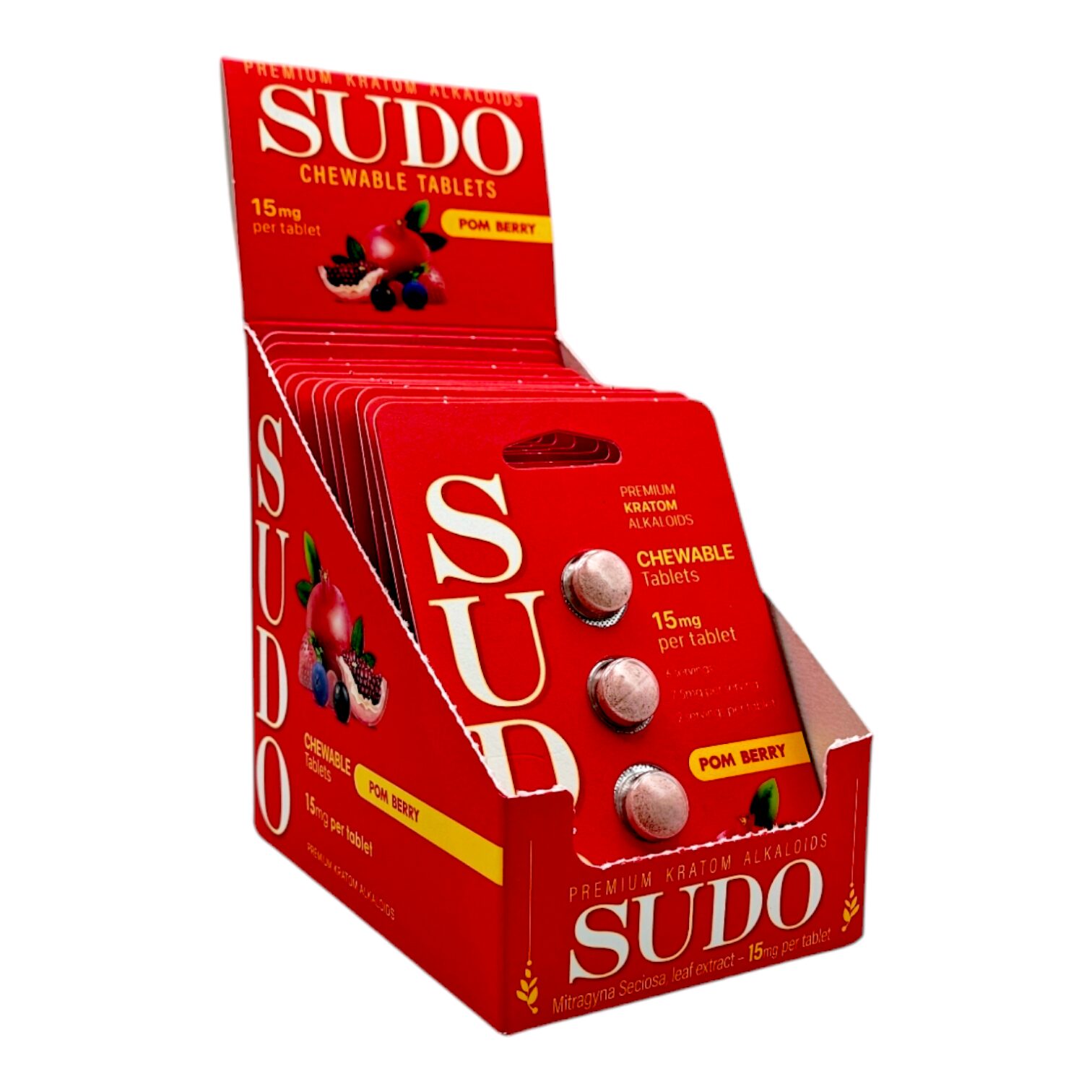 Sudo Premium Chewable Kratom Tablets 15mg | Image 10 | Sudo Premium Chewable Kratom Tablets 15mg