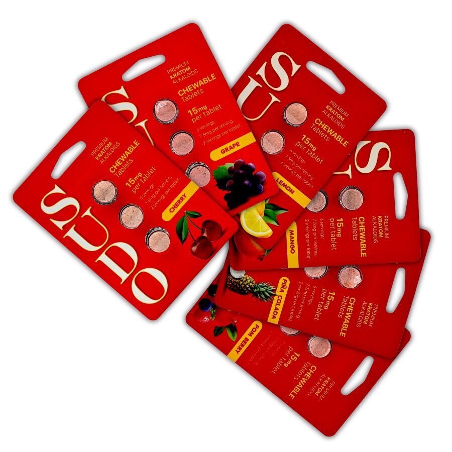 Sudo Premium Chewable Kratom Tablets 15mg | Image 1 | Sudo Premium Chewable Kratom Tablets 15mg
