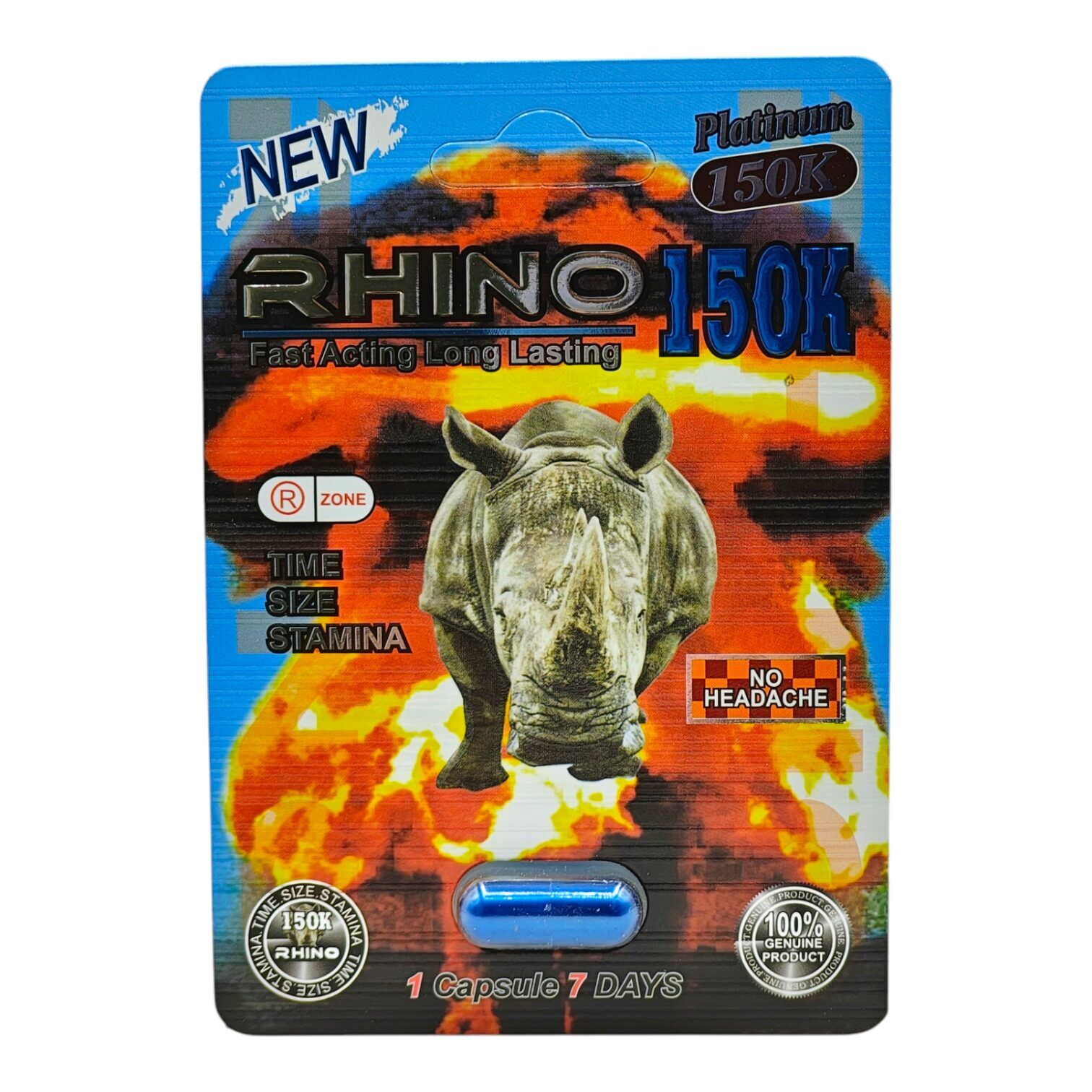 Rhino 150K Male Enhancement Capsule | Image 1 | Rhino 150K Male Enhancement Capsule