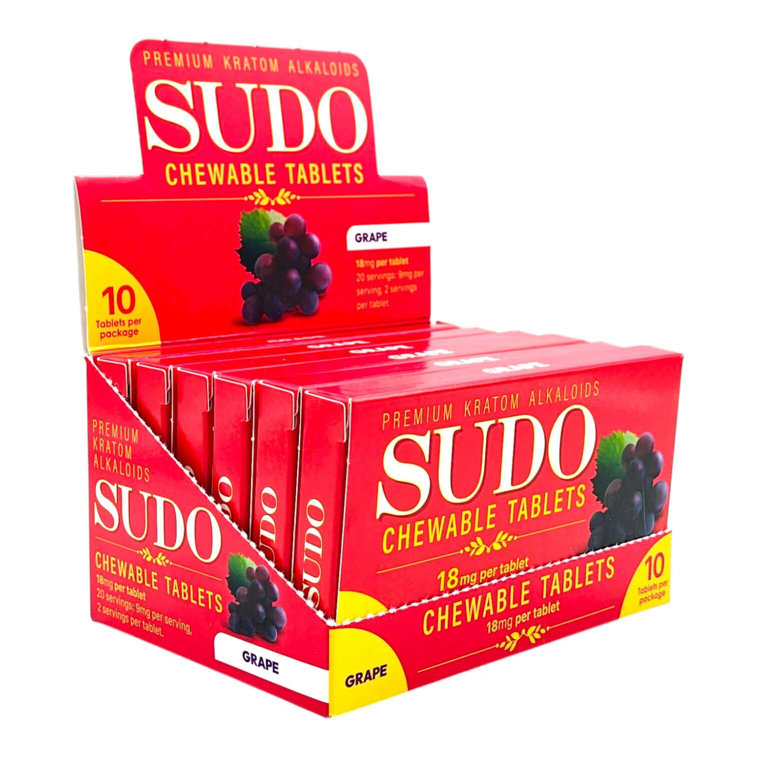 Sudo Kratom Chewable Tablets 18mg 10ct | Image 12 | Sudo Kratom Chewable Tablets 18mg 10ct