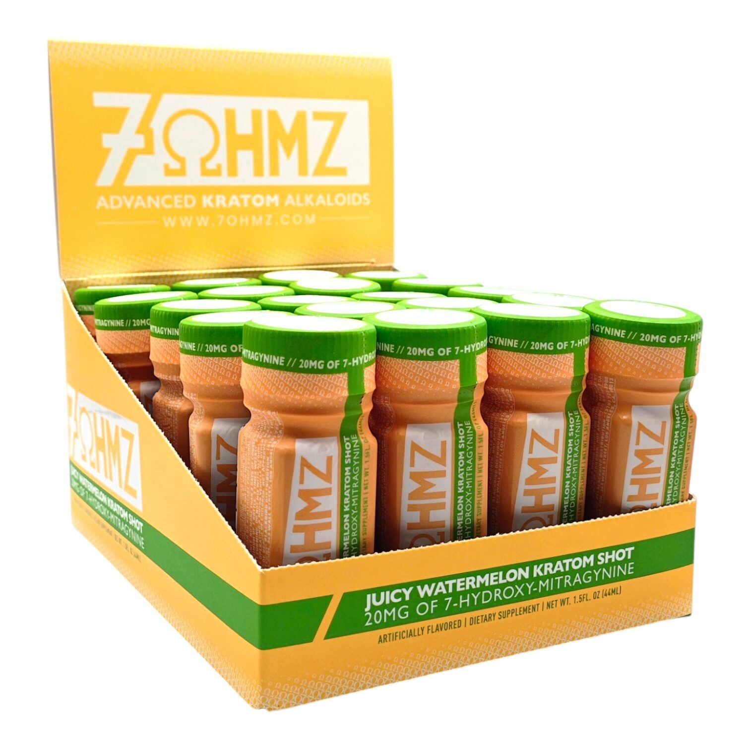 7OHMZ Kratom 7-OH Juicy Watermelon Shot 20mg 44mL | Image 6 | 7OHMZ Kratom 7-OH Juicy Watermelon Shot 20mg 44mL