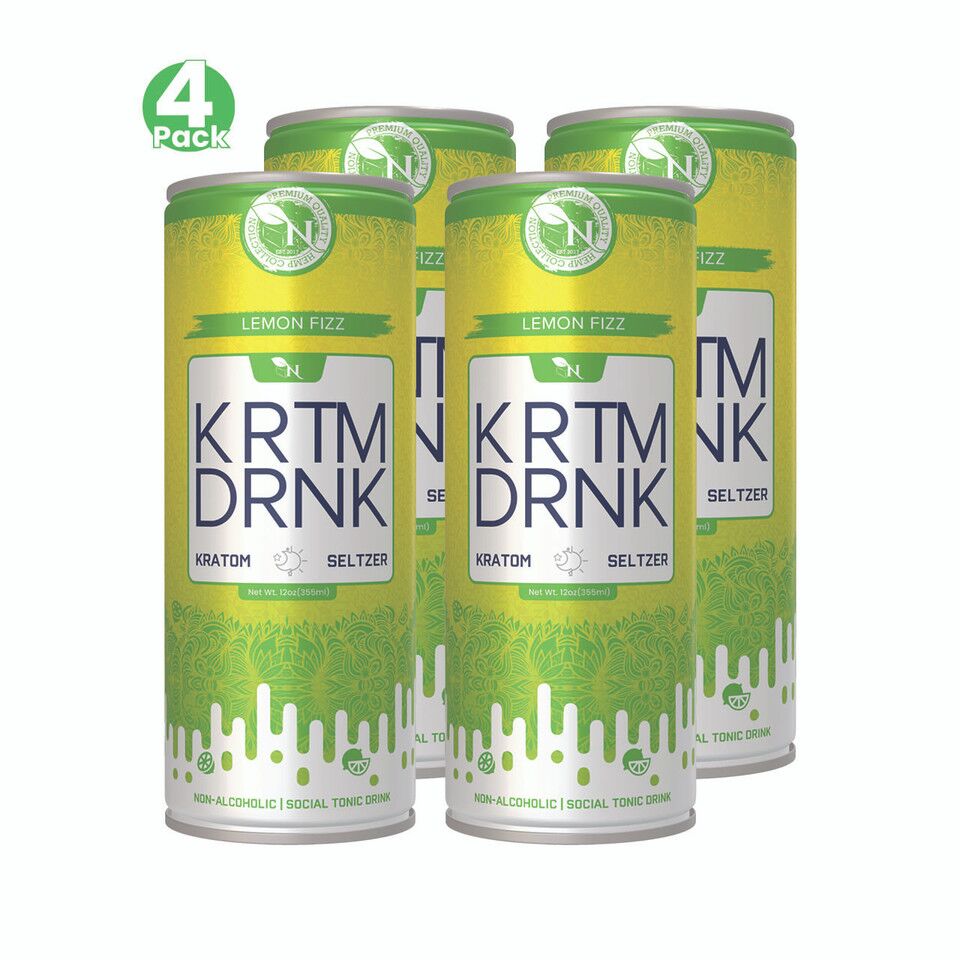 KRTM DRNK Seltzer Lemon Fizz 80mg 12oz | Image 2 | KRTM DRNK Seltzer Lemon Fizz 80mg 12oz
