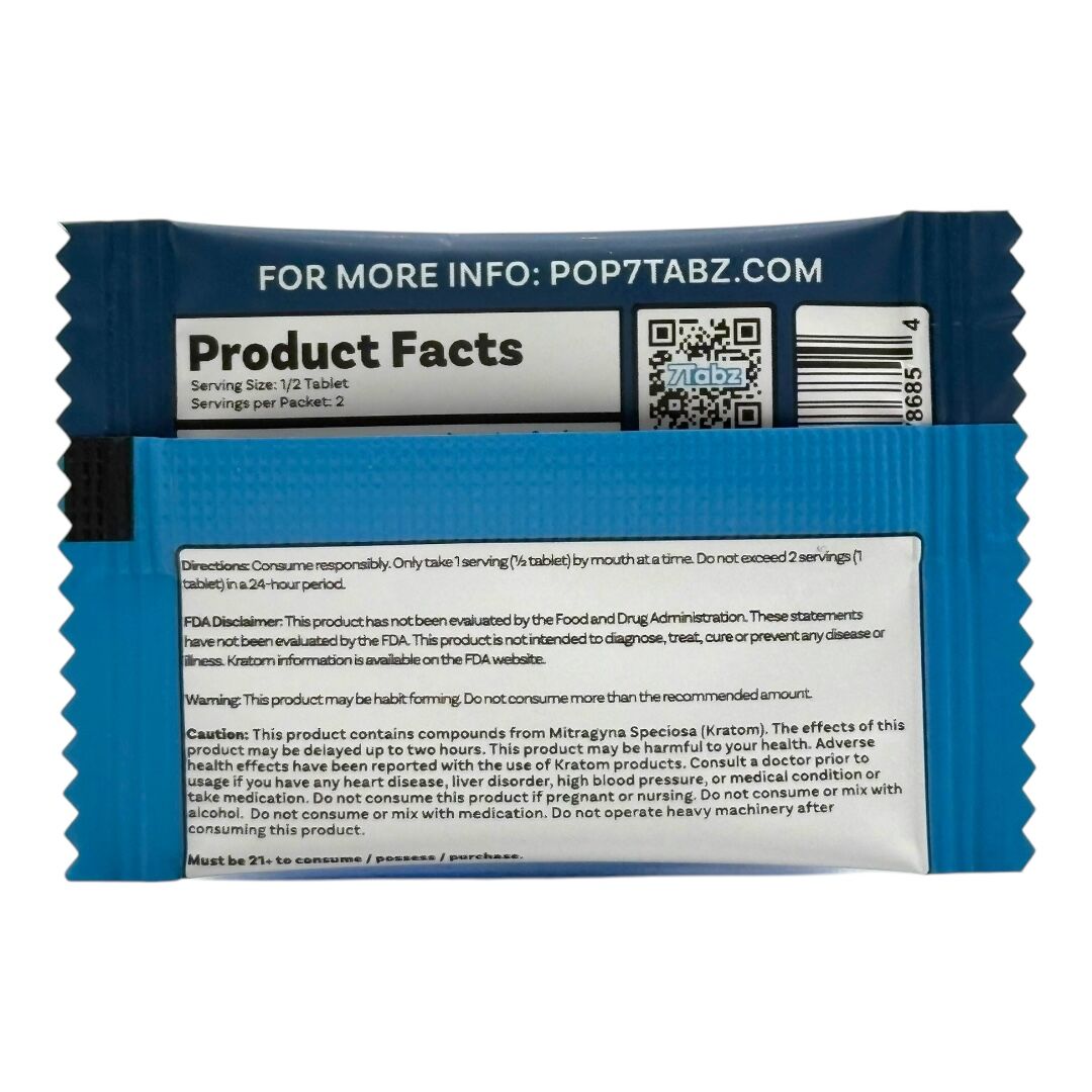 7Tabz 7-OH Blue Razz Tablets | Image 4 | 7Tabz 7-OH Blue Razz Tablets