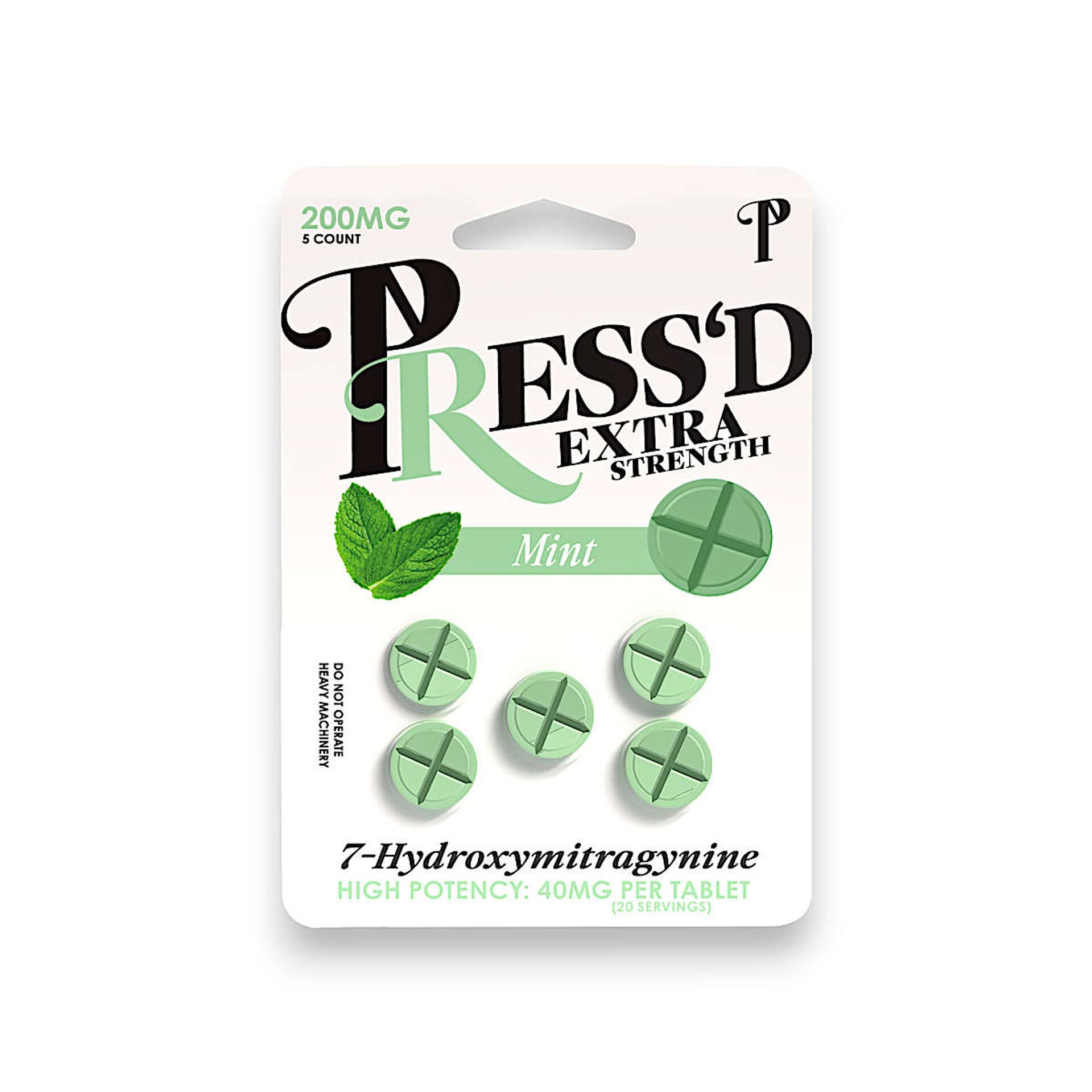 Press'D Kratom 7-OH Extra Strength Tablets Flavored 40mg | Image 2 | Press’D Kratom 7-OH Extra Strength Tablets Flavored 40mg